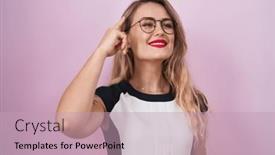  Presentation with pink business - 