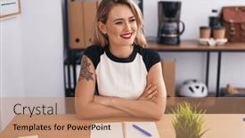  Presentation with confident young hispanic woman - 