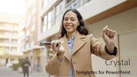  Presentation with listening woman - 