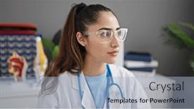  Presentation with beautiful hispanic woman - 