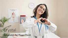  Presentation with hands heart - 