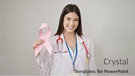 Presentation with pink ribbon - 