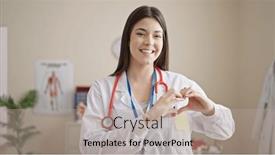  Presentation with hands heart - 