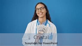  Presentation with beautiful hispanic woman - PPT layouts having young-beautiful-hispanic-woman-doctor background and a  colored foreground