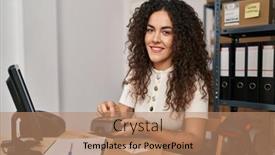  Presentation with beautiful hispanic woman - Slide set featuring young-beautiful-hispanic-woman-ecommerce background and a coral colored foreground