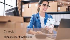  Presentation with business calculator - 