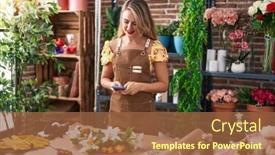  Presentation with flower woman - 