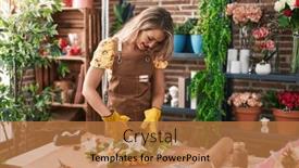  Presentation with flower woman - 