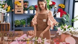  Presentation with flower woman - 