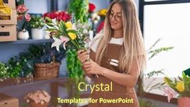  Presentation with flower woman - 