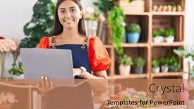  Presentation with confident young hispanic woman - 