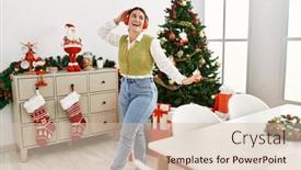  Presentation with christmas music - 