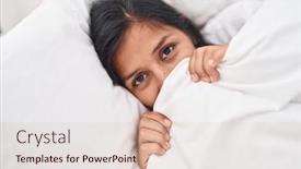  Presentation with hispanic millennials - Slides enhanced with young-beautiful-hispanic-woman-lying background and a lemonade colored foreground