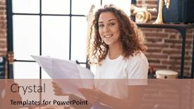  Presentation with confident young hispanic woman - 