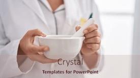  Presentation with beautiful hispanic woman - PPT theme consisting of young-beautiful-hispanic-woman-pharmacist background and a coral colored foreground