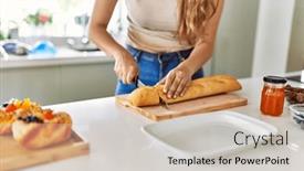  Presentation with beautiful hispanic woman - 