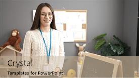  Presentation with confident young hispanic woman - 