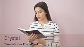  Presentation with beautiful hispanic woman - 