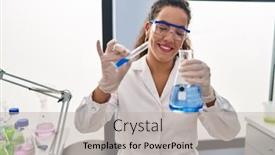  Presentation with test tube laboratory - 