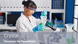  Presentation with test tube laboratory - 