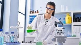  Presentation with test tube laboratory - 