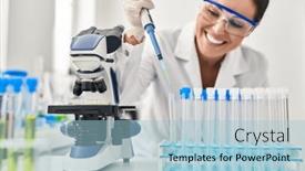  Presentation with test tube laboratory - 