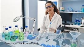  Presentation with test tube laboratory - 