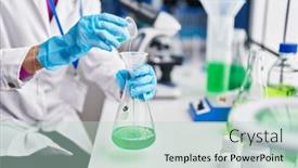  Presentation with test tube laboratory - 