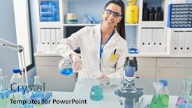  Presentation with test tube laboratory - 