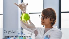  Presentation with test tube laboratory - 