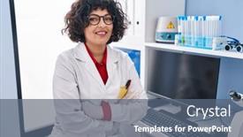  Presentation with confident young hispanic woman - 