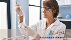  Presentation with test tube laboratory - 