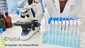  Presentation with test tube laboratory - 