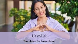  Presentation with heart hands - 