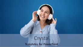  Presentation with blue music - 