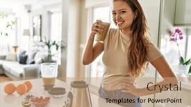  Presentation with smoothie - 