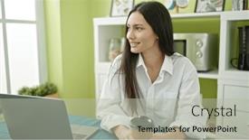  Presentation with confident young hispanic woman - 