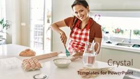  Presentation with flour - 