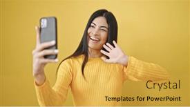  Presentation with confident young hispanic woman - 