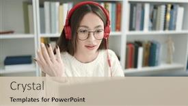  Presentation with confident young hispanic woman - 