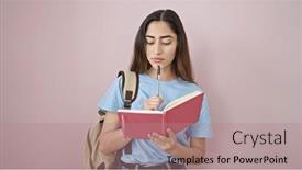  Presentation with student writing - 