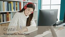  Presentation with student writing - 