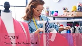  Presentation with clothes shop - 