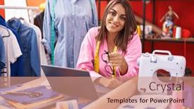  Presentation with confident young hispanic woman - 