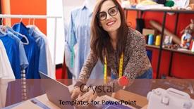  Presentation with confident young hispanic woman - 