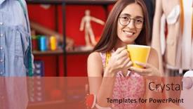  Presentation with confident young hispanic woman - 