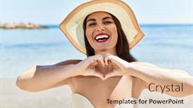  Presentation with heart hands - 