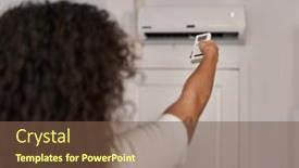  Presentation with beautiful hispanic woman - PPT theme enhanced with young-beautiful-hispanic-woman-turning background and a  colored foreground