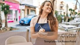  Presentation with waitress - 