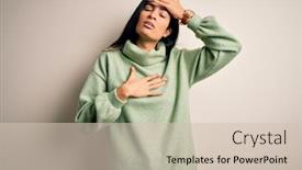  Presentation with flu virus - Beautiful PPT layouts featuring young-beautiful-hispanic-woman-wearing backdrop and a soft green colored foreground